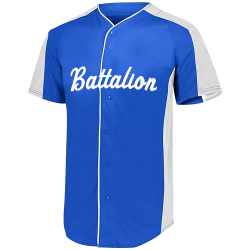 Battalion Adult 100% Polyester Baseball Jersey Augusta Sportswear