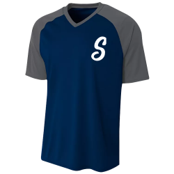 S Storm jersey Youth V-Neck Raglan Baseball Jersey