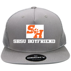 SHSU-BOYFRIEND Order Custom Printed Hat | Unisex High Profile 5 Panel Cotton Trucker Decky Hat 1040
