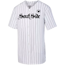 SoufSide-1 Youth Pin Stripe Baseball Jersey | Augusta Sportswear 1686