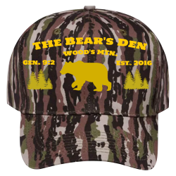 The-Bears-Den-Woods-MTN.--Gen.-92-Est.-2016 Camoflauge Hat Otto Cap