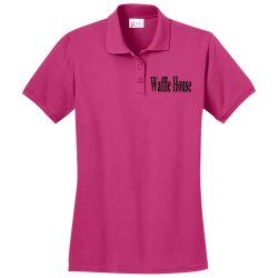 Waffle-House Ladies Pique Polo Shirt