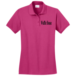 Waffle-House Ladies Pique Polo Shirt