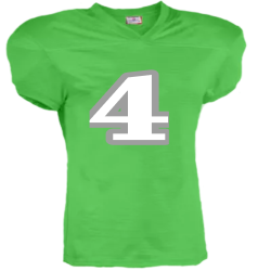 4 DISCONTINUED Youth Touchdown Steelmesh Football Jersey -Teamwork Athletic- 1306