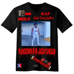 Box-WORLD-R.I.P-Qualo-Corey-JayMoe-RunDown-B-In-JaDaYungan------ðŸ¤¯ðŸ¥Š-Breed-solid-ebkðŸ¥ŠðŸ¤¯-ðŸ’‹ðŸ–¤ðŸ’‹ V-Neck T Shirt