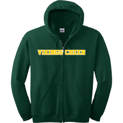VIKINGS-CHEER Adult 50% Polyester / 50% Cotton Hoodie