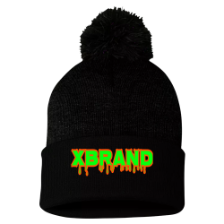 XBRAND Pom Pom Knit Beanie - SP15