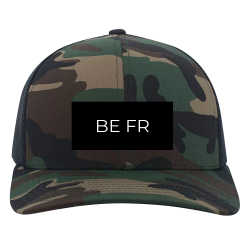 BE-FR-HAT Design Your Own Custom Printed Cap | Unisex Pacific Headwear Camo Snapback Trucker Cap
