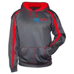 MedExcel-Hoodie Adult Two Color Fusion Hoodie