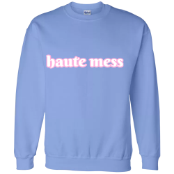 haute-mess Mens 50% Polyester / 50% Cotton Longsleeve T-Shirt