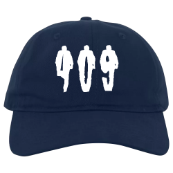 409-navy Design Your Own Embroidered Cap | Unisex Pacific Headwear Brushed Cotton Twill Hook-And-Loop Adjustable Cap