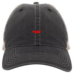 44-LIGHTS Buy Screen Printed Cap | Unisex Pacific Headwear Vintage Dirty Trucker Snapback Cap