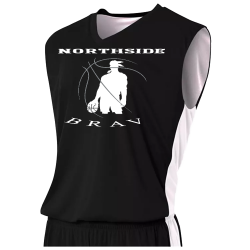 BRAVES-NORTHSIDE Youth 2-Color Reversible Basketball Jersey
