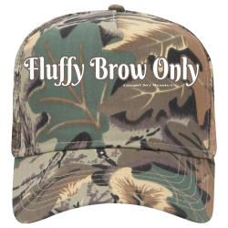 Fluffy-Brow-Only-Cowgirl-Joâ€™s-Beauty-Co. Camoflauge Hat Otto Cap 