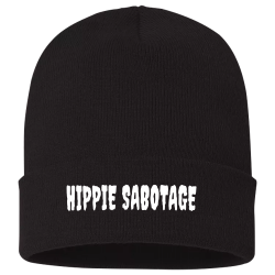 HIPPIE-SABOTAGE Design Custom Printed Beanie | Unisex Yupoong Beanie 1501kc
