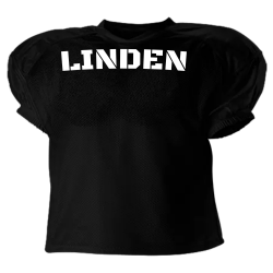 LINDEN--black Youth Football Practice Jersey - 715Y