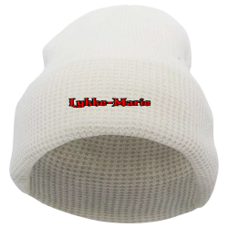 Lykke-Marie-2 Buy Screen Printed Cap | Unisex Pacific Headwear Waffle Knit Cuff Beanie