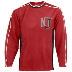 Official-NJ-logo-sweatshirt DISCONTINUED Adult Jammer Series Basketball Shooting Shirt-1454