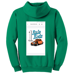 1-Rule-Rods Neon Hoodie Port & Company