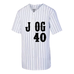 J-og-50-40 Adult Pin Stripe Baseball Jersey Augusta Sportswear