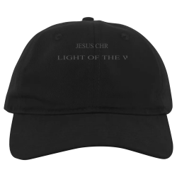 JESUS-CHRIST-LIGHT-OF-THE-WORLD Design Your Own Embroidered Cap | Unisex Pacific Headwear Brushed Cotton Twill Hook-And-Loop Adjustable Cap