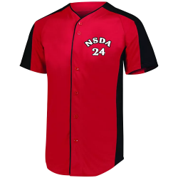 NSDA-24 Adult 100% Polyester Baseball Jersey Augusta Sportswear