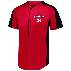 NSDA-24 Adult 100% Polyester Baseball Jersey Augusta Sportswear