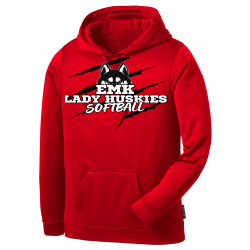Softball-Hoodie Adult Pullover Fleece Hooded Sweatshirt
