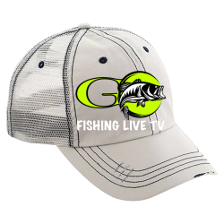 Go-Fishing-Live-TV Create Custom Printed Hat | Unisex Megacap Hat 6990
