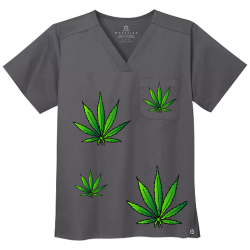 Green-NP USMC Design Your Own Printed Medical Uniform | Unisex Wonderwink Medical Uniform Ww3160