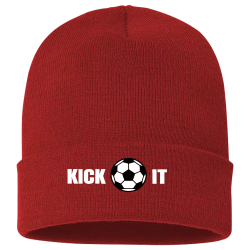 KICK-IT Design Custom Printed Beanie | Unisex Yupoong Beanie 1501kc