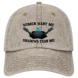 SHADOWS-FEAR-ME-WOMEN-WANT-ME Design Your Own Custom Printed Hat | Unisex Otto Cap Hat 18-1248