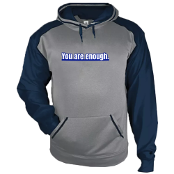 You-are-enough. Adult Heathered Sport Sweatshirt