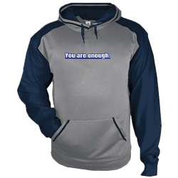 You-are-enough. Adult Heathered Sport Sweatshirt