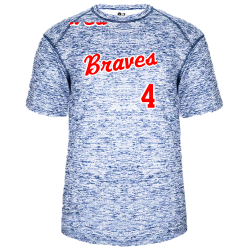 Braves-4 Youth Blend Sport Tee