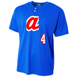 a-4 Youth Baseball Jersey