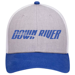 d0wn Do It Yourself Custom Printed Hat | Unisex 6 Panel Low Profile Mesh Back Trucker Hat 83-1300