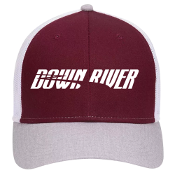 d0wn Do It Yourself Custom Printed Hat | Unisex 6 Panel Low Profile Mesh Back Trucker Hat 83-1300