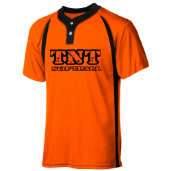 TNT-Softball Adult Baseball Jersey 2  Button / 2 Color