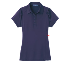 Createeg DISCONTINUED Ladies Fine Stripe Performance Polo