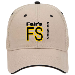 Fairs-Solution-FS Low Pro Sandwich Visor Trucker Otto Cap 