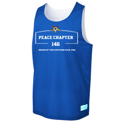 Peace-Chapter-146-Order-of-the-Eastern-Star-PHA Reversible Basketball Jersey