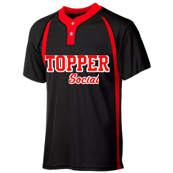 Topper Adult Baseball Jersey 2  Button / 2 Color