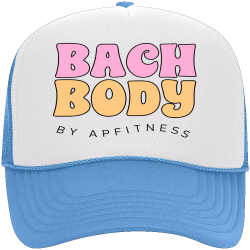 bachbody Order Embroidered Hat | Unisex Decky Mid Prof. 5 Panel Foam Trucker Hat 6025