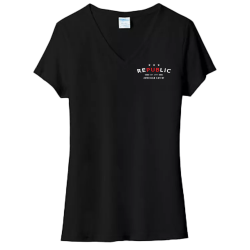 R3P0B Port & Company - Ladies Tri-Blend V-Neck Tee | LPC330V