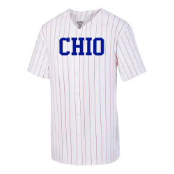 CHIO Adult Pin Stripe Baseball Jersey Augusta Sportswear