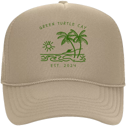 Create Order Embroidered Hat | Unisex Decky Mid Prof. 5 Panel Foam Trucker Hat 6025