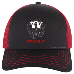 Feminist-AF-Trucker-Hat Design Your Own Hat | Unisex OttoCap Hat 102-1318