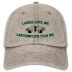 LANTERNFLIES-FEAR-ME-LADIES-LOVE-ME Design Your Own Custom Printed Hat | Unisex Otto Cap Hat 18-1248