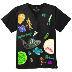 Moves-around USMC Design Your Own Printed Medical Uniform | Unisex Wonderwink Medical Uniform Ww3160